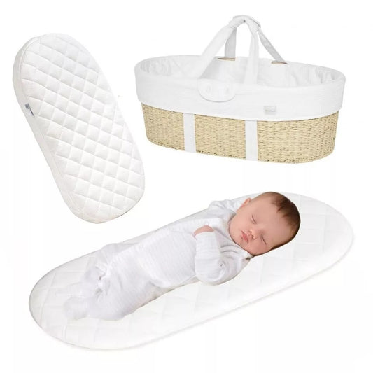 Altasawuq Cushy Moses Pram Basket Mattress for Your Baby's Comfort