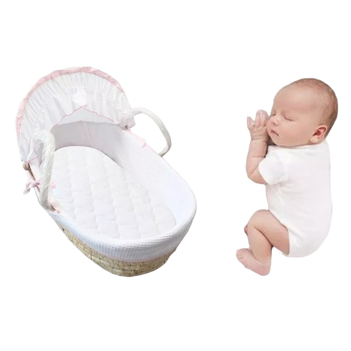 Altasawuq Cushy Moses Pram Basket Mattress for Your Baby's Comfort