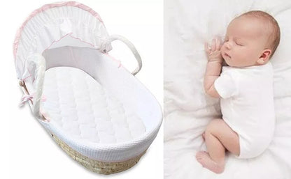 Altasawuq Cushy Moses Pram Basket Mattress for Your Baby's Comfort