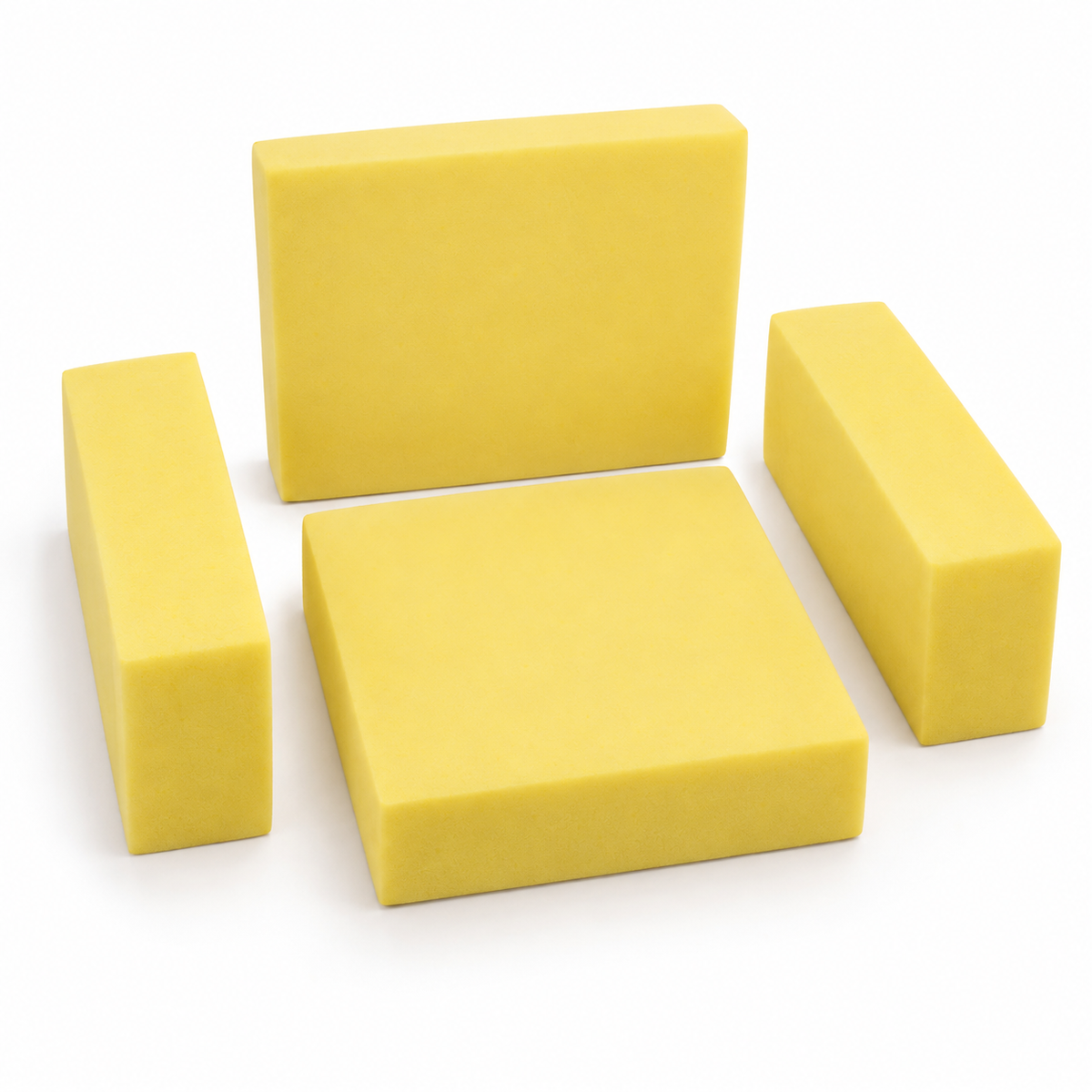 Arabic Majlis Jalsa Single Sofa Foam Set 20cm Deep Seat Yellow Foam Soft