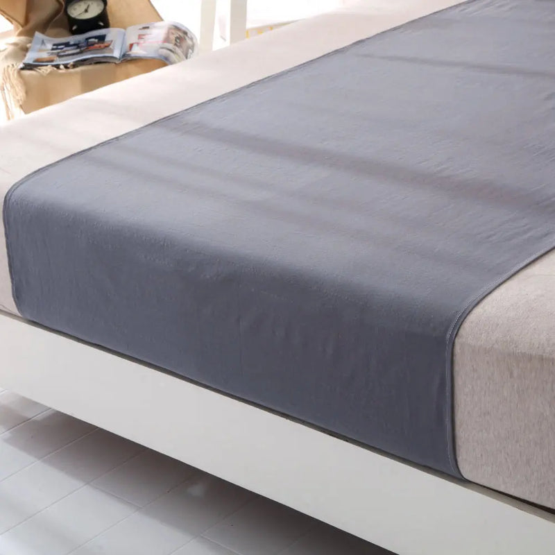 Altasawuq Sleep better Cotton grey Silver Half bed Sheet Antimicrobial Fabric Conductive Grounding earthing sleep