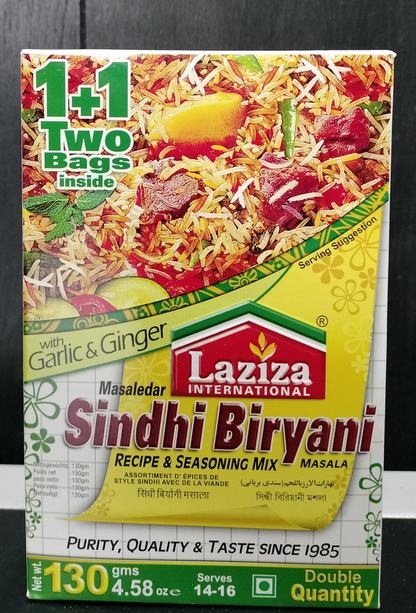 Altasawuq Laziza Sindhi Biryani Mix Masala Recipe and Seasoning with Ginger and Garlic