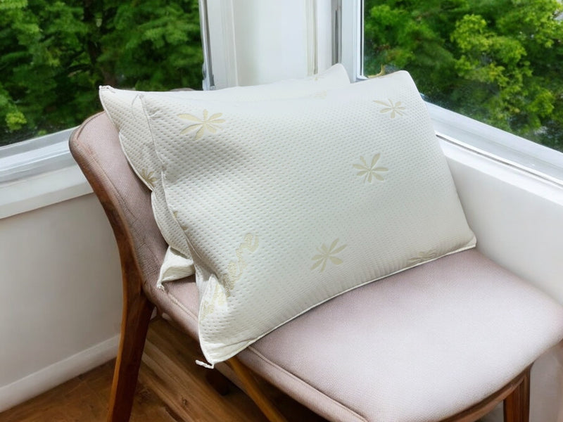 Altasawuq Memory Foam Bamboo Bed Pillow Pack of 2