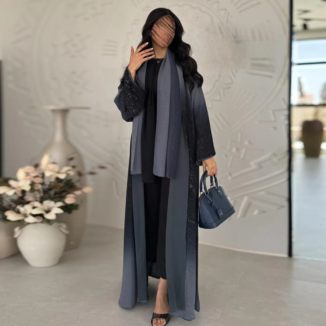 Altasawuq Eid Muslim Abaya Women Cardigan Jalabiya Morocco Party Dresses Dubai Sparkling Abayas Kaftan Vestidos Arab Long Robe 2024