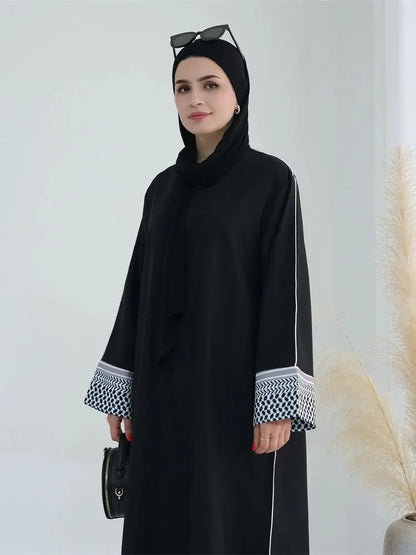 Altasawuq Ramadan Eid Black Dubai Muslim Modest Kaftan Dress Abaya Islam Kebaya Caftan Marocain Abayas For Women Robe Femme Musulmaan