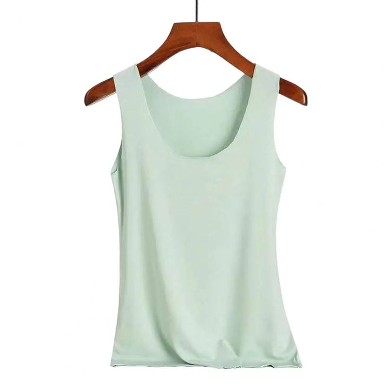 Altasawuq Loose Tank Tops Large size Casual O-Neck T-shirt Sleeveless summer women's bottoming camis top all match