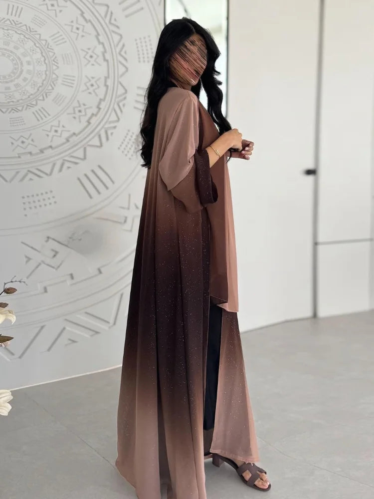 Altasawuq Eid Muslim Abaya Women Cardigan Jalabiya Morocco Party Dresses Dubai Sparkling Abayas Kaftan Vestidos Arab Long Robe 2024