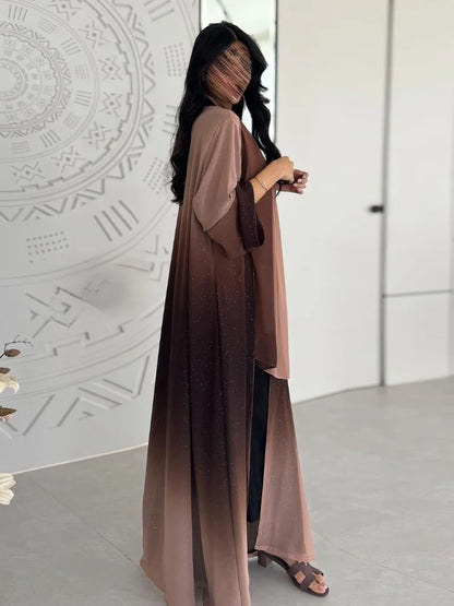 Altasawuq Eid Muslim Abaya Women Cardigan Jalabiya Morocco Party Dresses Dubai Sparkling Abayas Kaftan Vestidos Arab Long Robe 2024