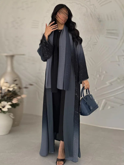 Altasawuq Eid Muslim Abaya Women Cardigan Jalabiya Morocco Party Dresses Dubai Sparkling Abayas Kaftan Vestidos Arab Long Robe 2024