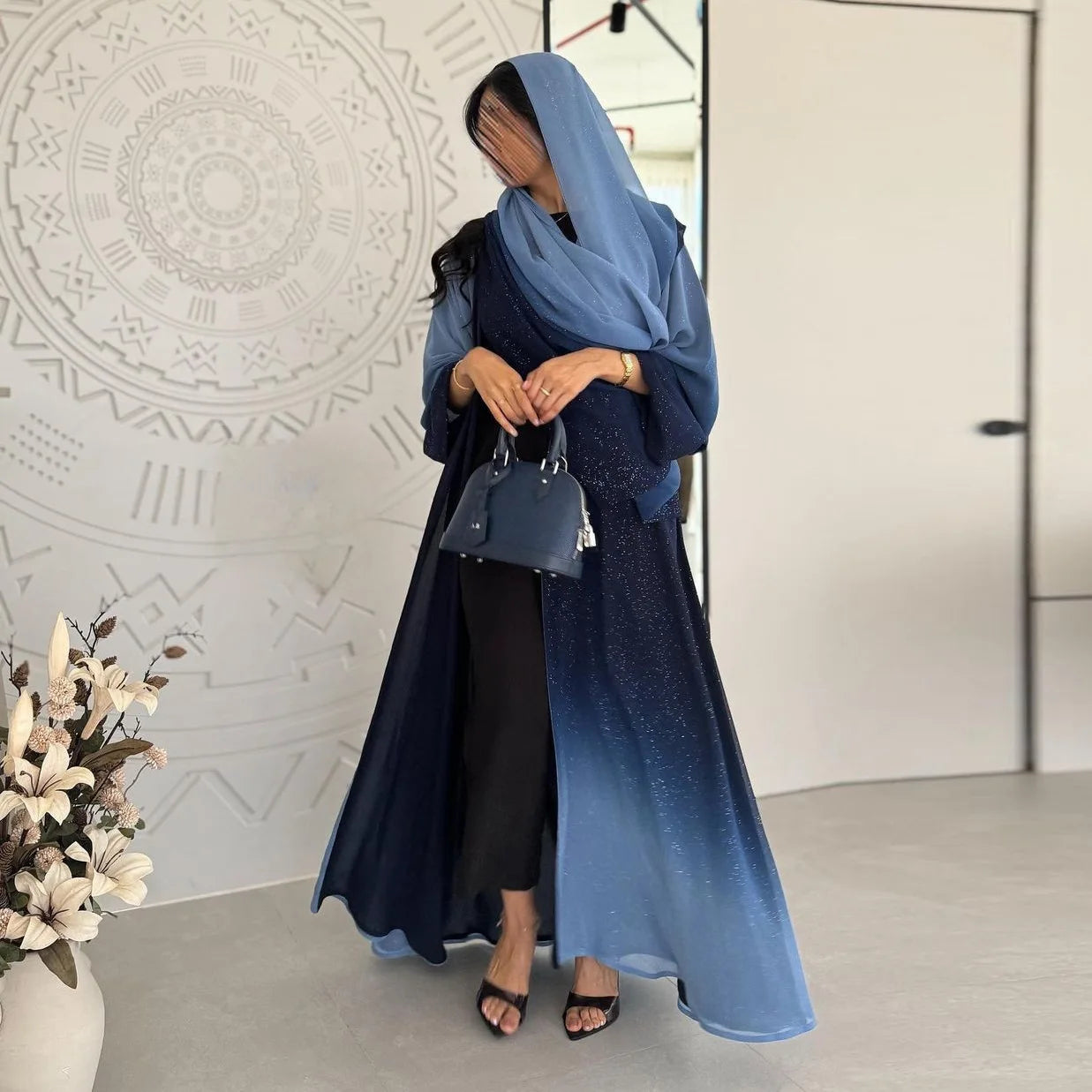 Altasawuq Eid Muslim Abaya Women Cardigan Jalabiya Morocco Party Dresses Dubai Sparkling Abayas Kaftan Vestidos Arab Long Robe 2024