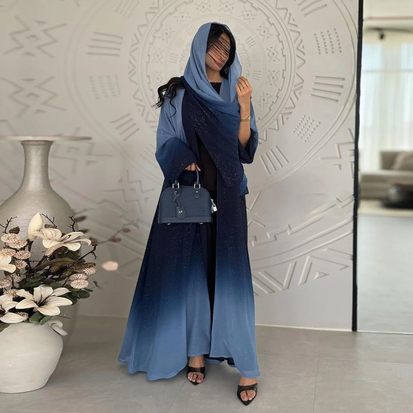 Altasawuq Eid Muslim Abaya Women Cardigan Jalabiya Morocco Party Dresses Dubai Sparkling Abayas Kaftan Vestidos Arab Long Robe 2024