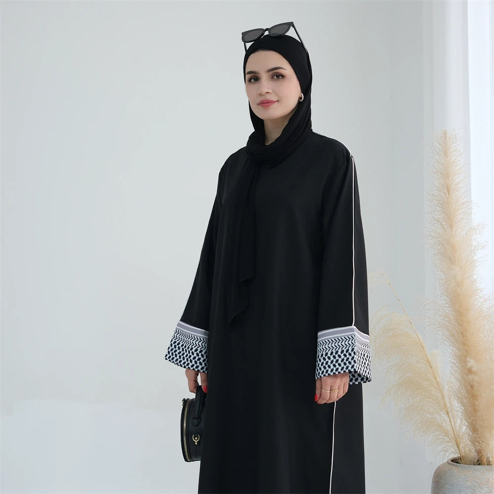 Altasawuq Ramadan Eid Black Dubai Muslim Modest Kaftan Dress Abaya Islam Kebaya Caftan Marocain Abayas For Women Robe Femme Musulmaan