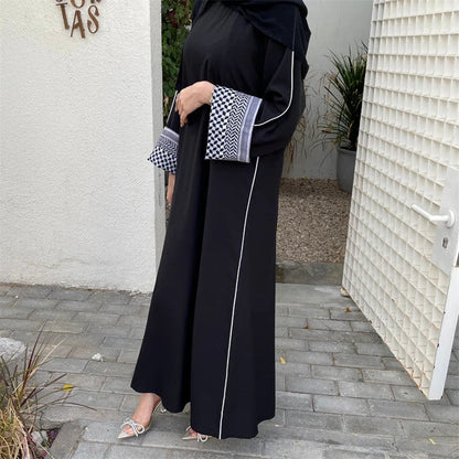 Altasawuq Ramadan Eid Black Dubai Muslim Modest Kaftan Dress Abaya Islam Kebaya Caftan Marocain Abayas For Women Robe Femme Musulmaan