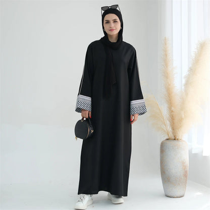 Altasawuq Ramadan Eid Black Dubai Muslim Modest Kaftan Dress Abaya Islam Kebaya Caftan Marocain Abayas For Women Robe Femme Musulmaan