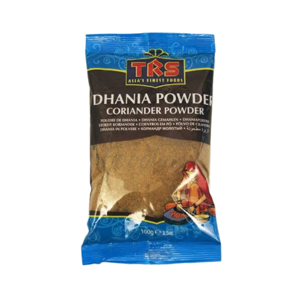 A Bag Of TRS Dhania Powder Coriander Powder