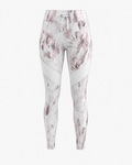 Women’s off white marbled active gym leggings