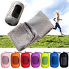 Mini Quick Dry Fitness Cool Towel Portable Microfiber Silica Gel Towel Silicone Bag Quick Drying Towel Sports
