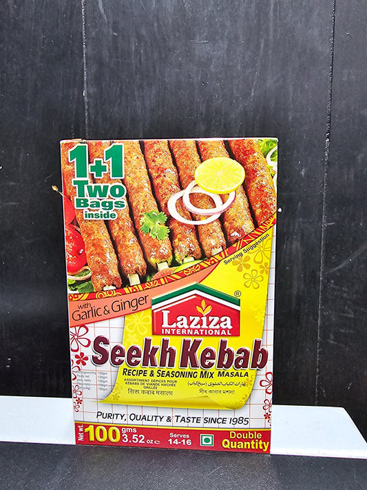 Altasawuq Laziza Seekh Kebab Mix Masala Recipe and Seasoning with Ginger and Garlic