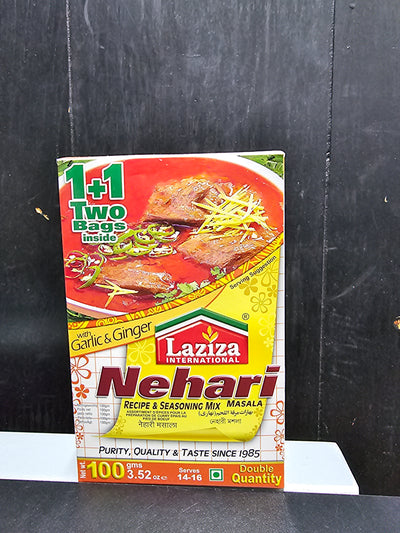 Altasawuq Laziza Nehari Mix Masala Recipe and Seasoning with Ginger and Garlic