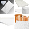 Quilted travel cot mattress compatible with Graco, Red Kite and Mamas & Papas